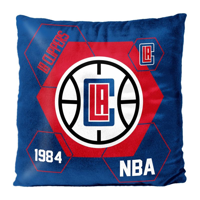 NBA Los Angeles Clippers Connector Velvet Reverse Pillow, 1 of 4