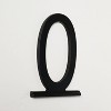 Metal House Number Plaque Matte Black - Hearth & Hand™ with Magnolia - 3 of 4