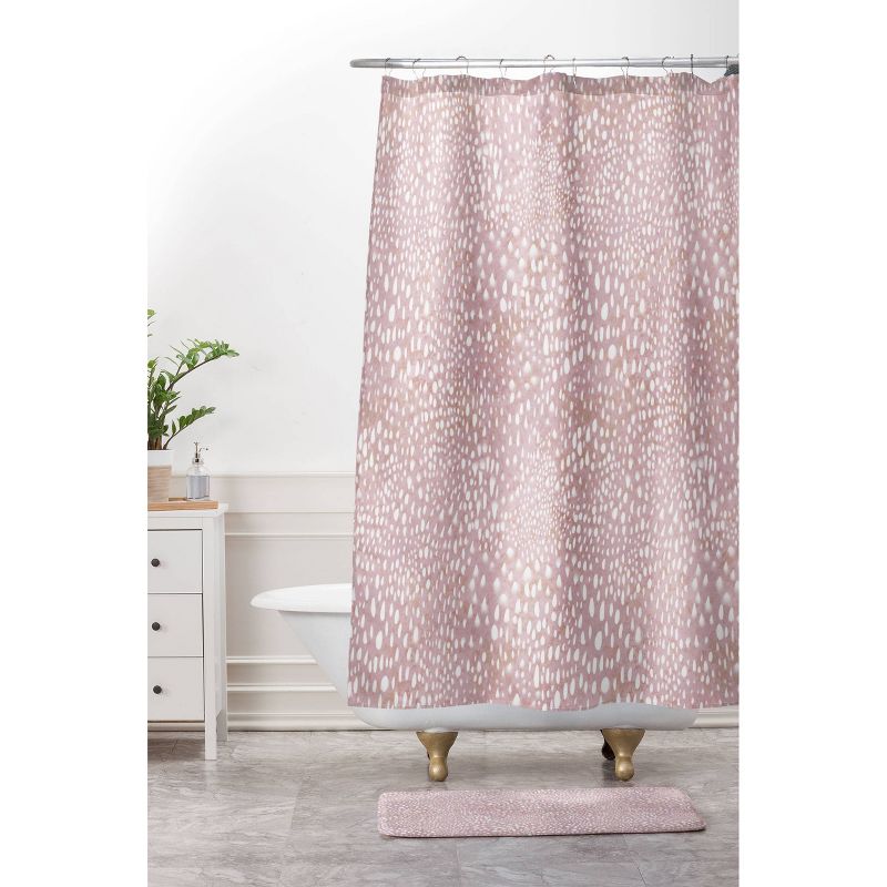 Schatzi Animal Skin Shower Curtain Pink - Deny Designs, 4 of 7