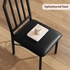 TROPOW Dining Table Set for 2, Kitchen Table Chairs Set of 2 with Ultra Comfortable PU Cushion, Dining Room Table Set for 2 Furniture with Kitchen - 4 of 4