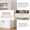 70" Tall Kitchen Pantry Cabinet with Glass Doors & Drawer - Versatile Storage for Living Room, Office, Dining Room, and Entryway - 3 of 4