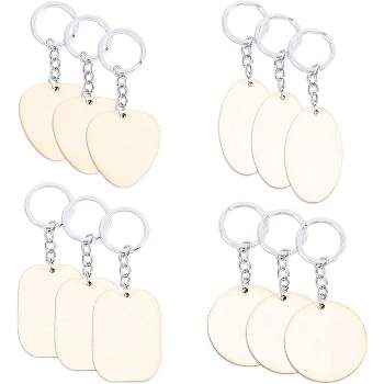 Bright Creations 4 Pack Round Unfinished Wood Circles Cutouts with String for Crafts (10 in)