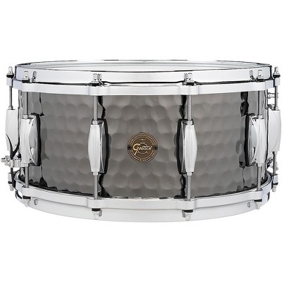 Gretsch Drums Hammered Black Steel Snare