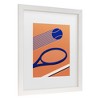 Trademark Fine Art - Rosi Feist  Tennis 80s Matted Framed Art - 3 of 4