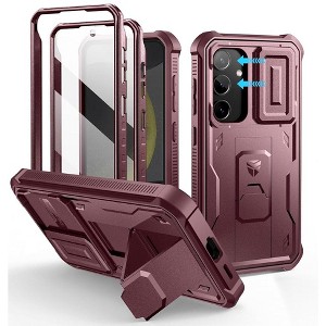 Dexnor for Samsung Galaxy S24 Case with Built-in Slide Camera Cover & Screen Protector & Kickstand - 1 of 1