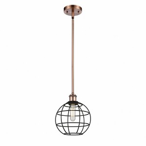 Lake Placid - 1 Light Stem Hung Pendant In Industrial Style-10.25 Inches Tall and 8 Inches Wide - 1 of 1