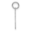 Black Bow Jewelry Sterling Silver, Athletic Collection, Small Polished Number 15 Pendant - 2 of 4