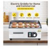 Coucheta Commercial Electric Griddle - 1500W Countertop, Non-Stick 110V Teppanyaki Flat Top Grill, Adjustable Temperature 122°F-572°F - 4 of 4