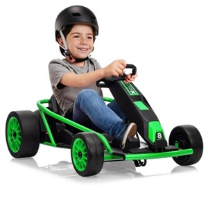 24V Kids Electric Go Kart, Kids Ride on Drifting Car with 300W Motors, Music Power Display, Max Load 155 LBS Racing for Kids 8-12 Years - 1 of 4