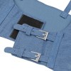 INSPIRE CHIC Women's Elastic Wide Waist Belt, Steampunk Underbust Corset Belts Faux Leather/Denim for Dress - 3 of 4