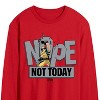 Men's - Marvel - Wolverine Nope Not Today Long Sleeve Graphic T-Shirt - 2 of 3