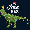 Men's Design By Humans Dinosaur Christmas Tree Rex Christmas Gift By amitsurti T-Shirt - 2 of 4