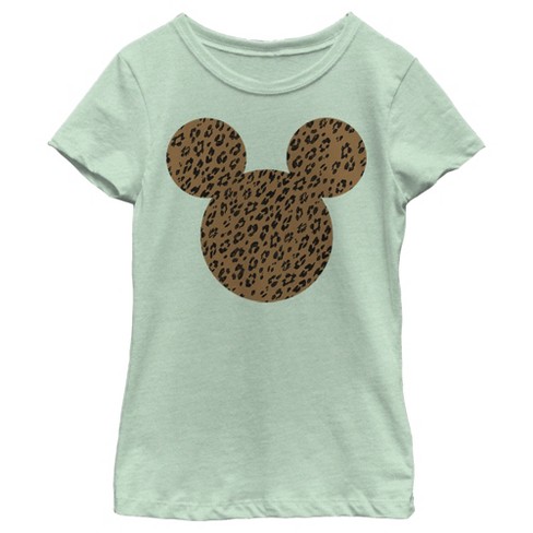 Girl's Cheetah Print Silhouette T-shirt Target