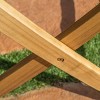 Sapphtopaz Patio Outdoor Table Folding Table Patio Dining Table Acacia Wood Rectangle Outdoor Dining Table Picnic Table for Garden, Lawn, Patio - 2 of 4
