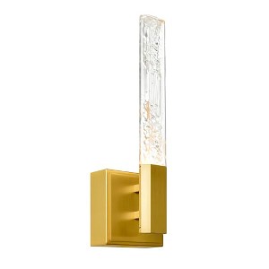 CWI Lighting Greta Integrated LED Brass Wall Light - 1 of 4