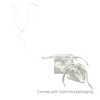 Adornia Rhodium Plated Crystal Y Lariat Necklace - 3 of 3