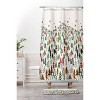 Ninola Design Christmas Pines Forest Memory Foam Bath Rug Red/Green - Deny Designs - 2 of 3