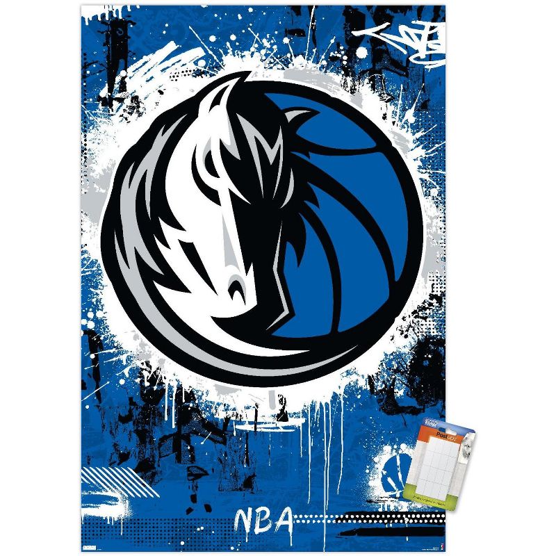 Trends International NBA Dallas Mavericks - Maximalist Logo 23 Unframed Wall Poster Prints, 1 of 7
