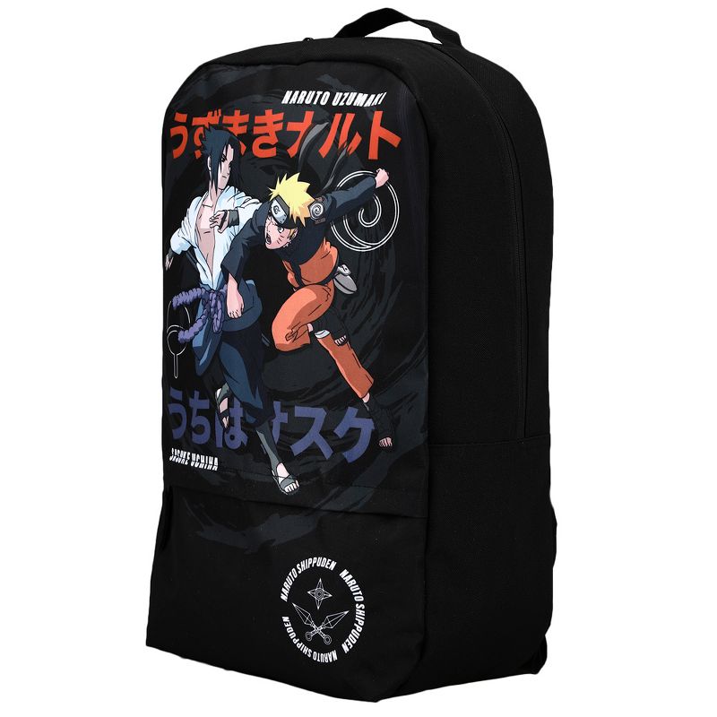 Naruto Anime Cartoon Naruto & Sasuke Character Backpack, 2 of 7