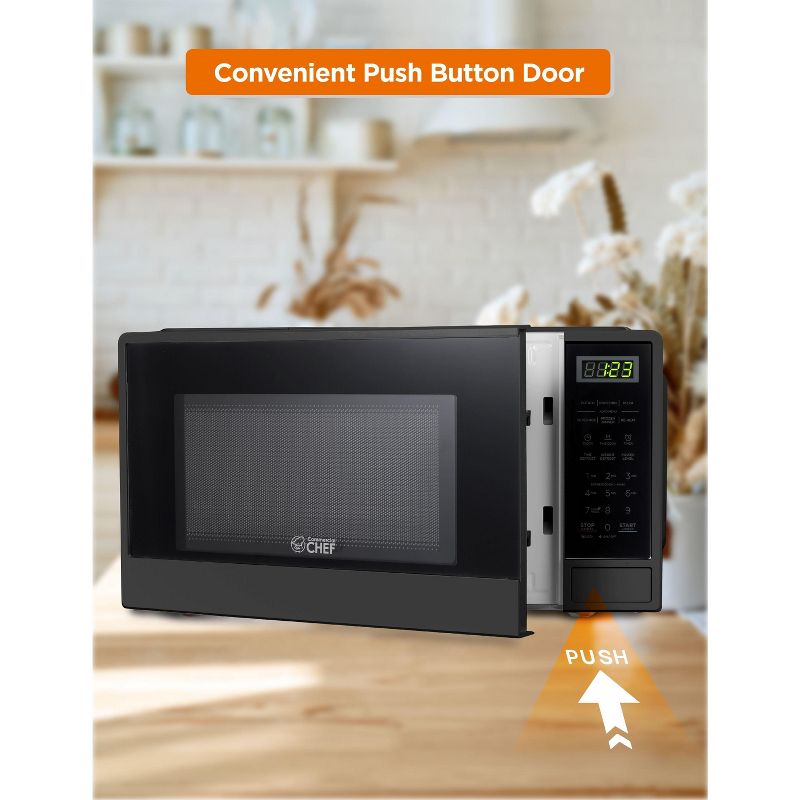 COMMERCIAL CHEF Countertop Microwave 1.1 Cu. Ft. with 10 Power Levels, 6 of 9