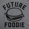 Future Foodie Baby Bodysuit Funny Sarcastic Burger Graphic Novelty Jumper For Infants - Crazy Dog Baby Bodysuit - 2 of 4