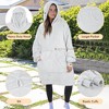 Tirrinia Women's Hoodie Sweatshirt, Casual Pullover Sweater, Soft Comfy Blanket Hoodie Sweatshirt, One Size Fits All, Gift for her - 3 of 4