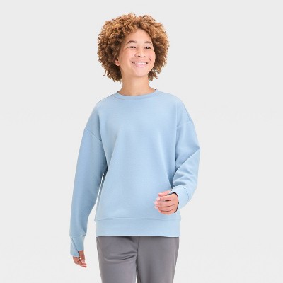 Boys' Mesh Spacer Crewneck Sweatshirt - All In Motion™