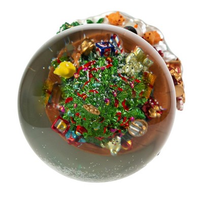 120MM Multi-Colored Musical Christmas Tree Snow Globe