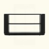 KIGFTSOD Modern Console Table - Slim Design with Open Shelf & Wood Grain, Versatile for Entryway, Hallway & Living Room - 3 of 4