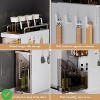 Garveetools 2/3-Tier Narrow Kitchen Spice Rack Seasoning Organizer w/Dustproof Doors & Hooks - 2 of 4