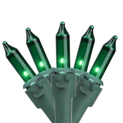 Brite Star 100ct Mini String Lights Green - 50' Green Wire