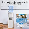 ZAFRO 3-in-1 Water Cooler with Ice Maker, Hot & Cold Top Loading, Water Dispenser for 5 Gallon Bottle, 33LBS/24H Ice Maker - 4 of 4