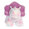 Aurora Medium Watercolor Dinos Triceratops Tyrian Dinos & Dragons Ferocious Stuffed Animal Purple 12" - 2 of 4