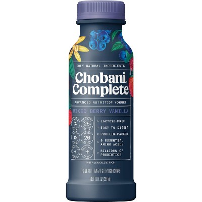 Chobani Complete Mixed Berry Vanilla Yogurt Shake - 10 fl oz