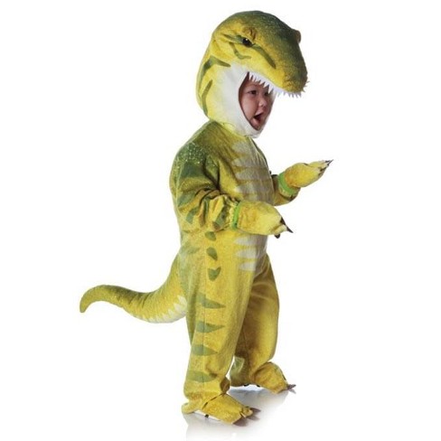 Menacing Carnivorous Costumes : green dinosaur kids coat