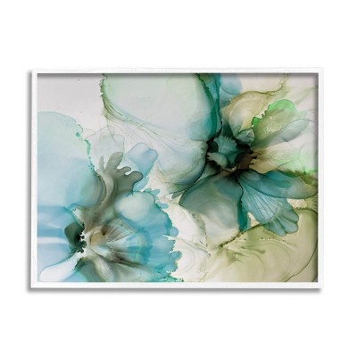 Stupell Industries Abstract Flower Petals Blooming Framed Giclee Art