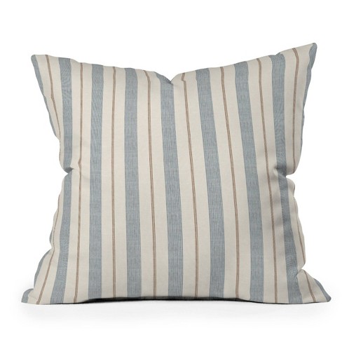 Jacobean Square Throw Pillow Blue - Threshold™ : Target