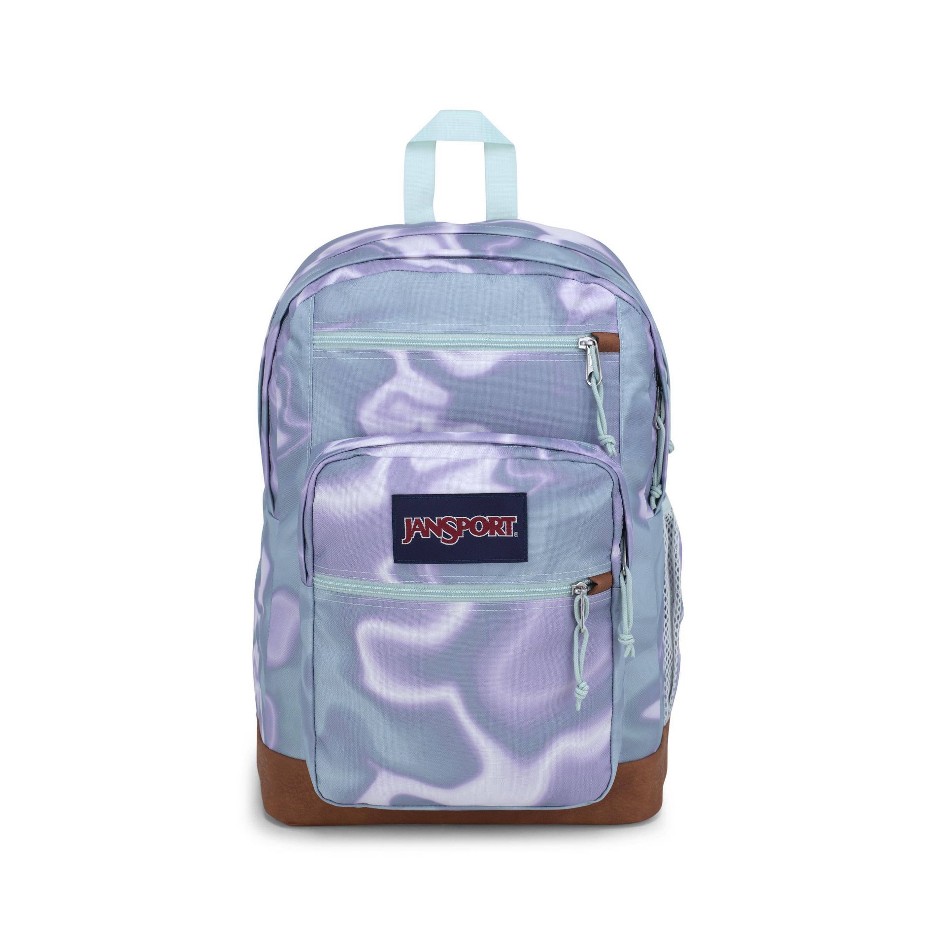 JanSport Cool Student 17.5" Backpack - Platinum Puddles: Abstract Recycled Polyester