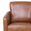 Set of 2 Hugo Transitional Wooden Upholstered Swivel Chair With Metal Base For Bedroom And Living Room| Artful Living Design - 3 of 4