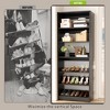 Aheaplus 6-Tier Shoe Rack Tower, 80'' Floor Standing Wooden Shoe Organizer - 4 of 4