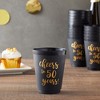 Sparkle and Bash 16 Pack 50 Birthday Party Cups for Cheers to 50 Years, 50th Birthday Decorations for Men and Women, 16 oz - 2 of 4