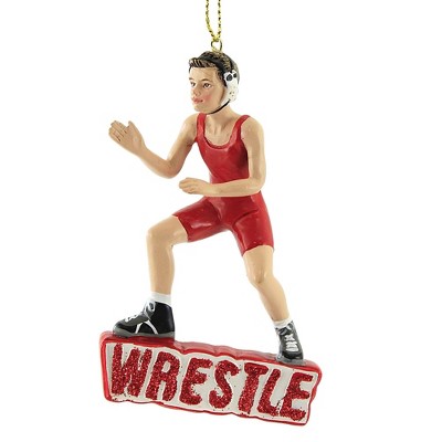 Holiday Ornament 4.0" Wrestle Uniform Headgear  -  Tree Ornaments