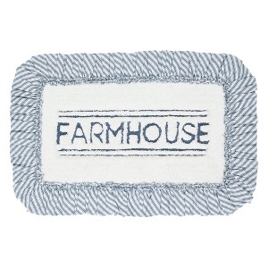Sawyer Mill Blue Farmhouse Bathmat 20x30 - 1 of 4