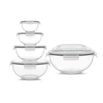 Amoowis Ceramic Mixing Bowls with Lids set for Kitchen, 4sets 8PCS, 60 –  Lareina Life