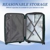 AENKYO 3-Piece Softshell Luggage Set, 20/26/30-Inch Fabric Suitcases, Spinner Wheels, Password Lock, Lightweight Travel Luggage Set - 3 of 4
