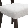 Ridstar 2 Piece Dining Chairs, Armless Chair For Dining Room-Gray - 4 of 4