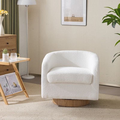 Karl Home Living Room Swivel Barrel Accent Chair
