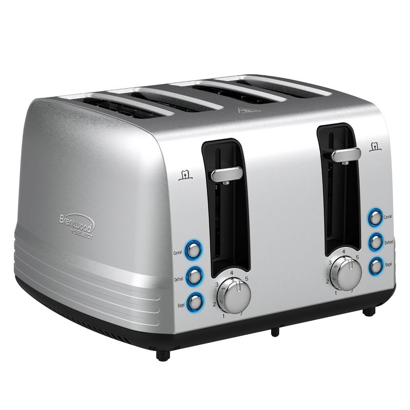 Brentwood Select Extra Wide Stainless Steel Toaster, 1 of 8