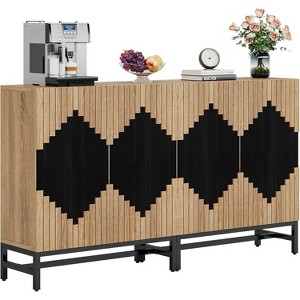 Tribesigns 62.99" Sideboard Buffet Storage Cabinet for Kitchen Dining Room - 1 of 4