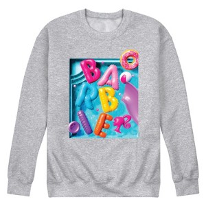 Men's - Barbie - Dream Summer Pool Floaties Graphic Fleece Sweatshirt - 1 of 4